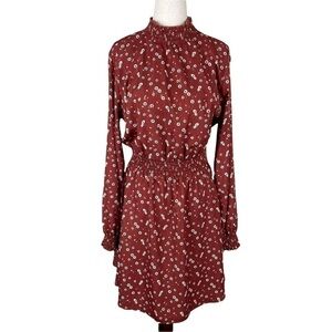 Everly Long Sleeve Floral Dress
